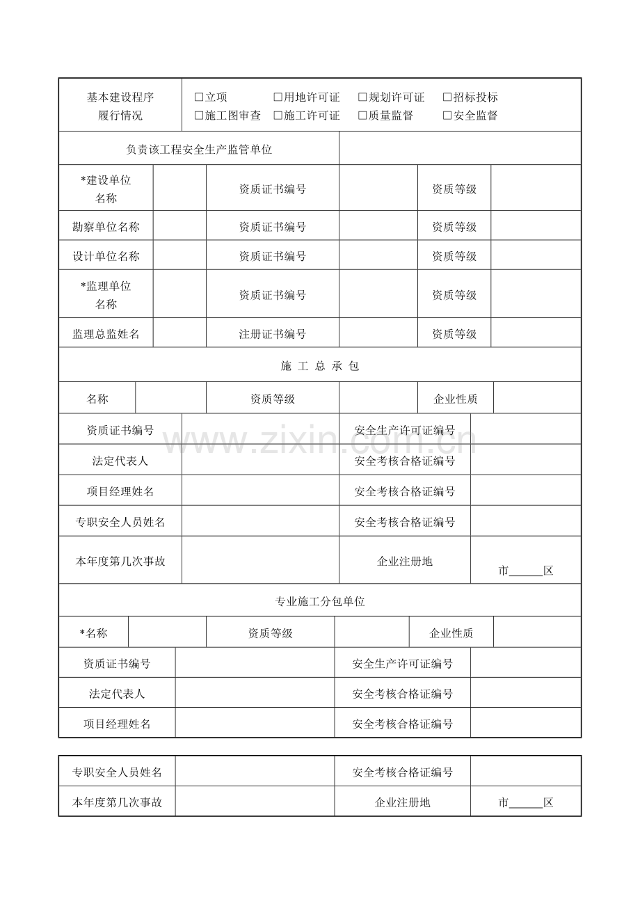 工程建设重大质量安全事故快报表单.docx_第2页