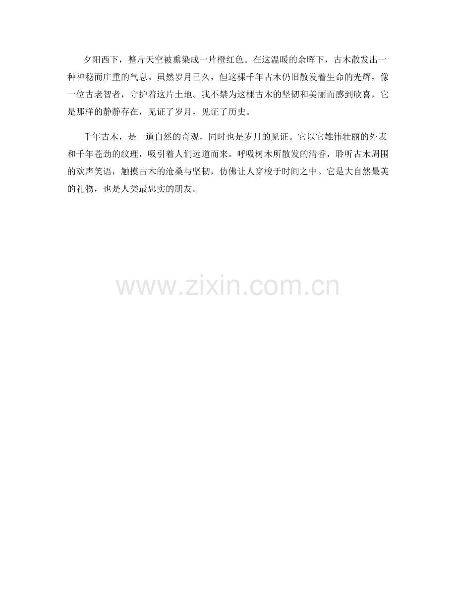 千年古木：岁月见证的自然奇观.docx_第2页