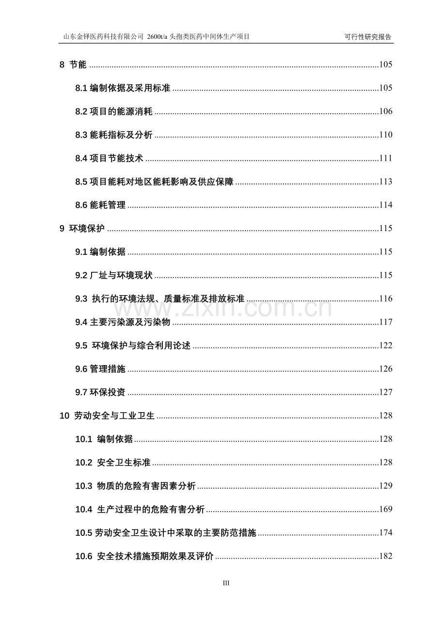 山东金铎医药科技有限公司2600ta头孢类医药中间体生产项目可行性研究报告.doc_第3页