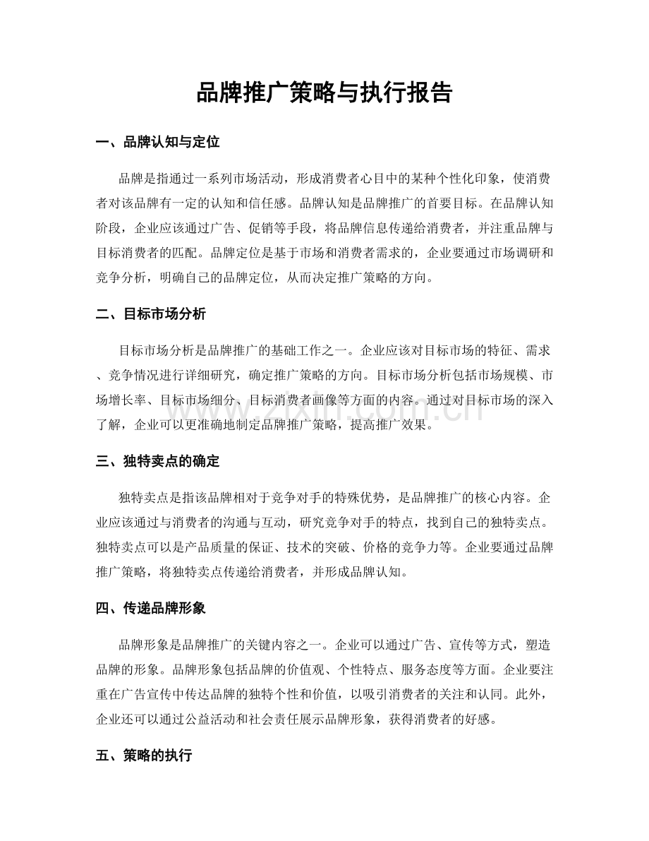 品牌推广策略与执行报告.docx_第1页