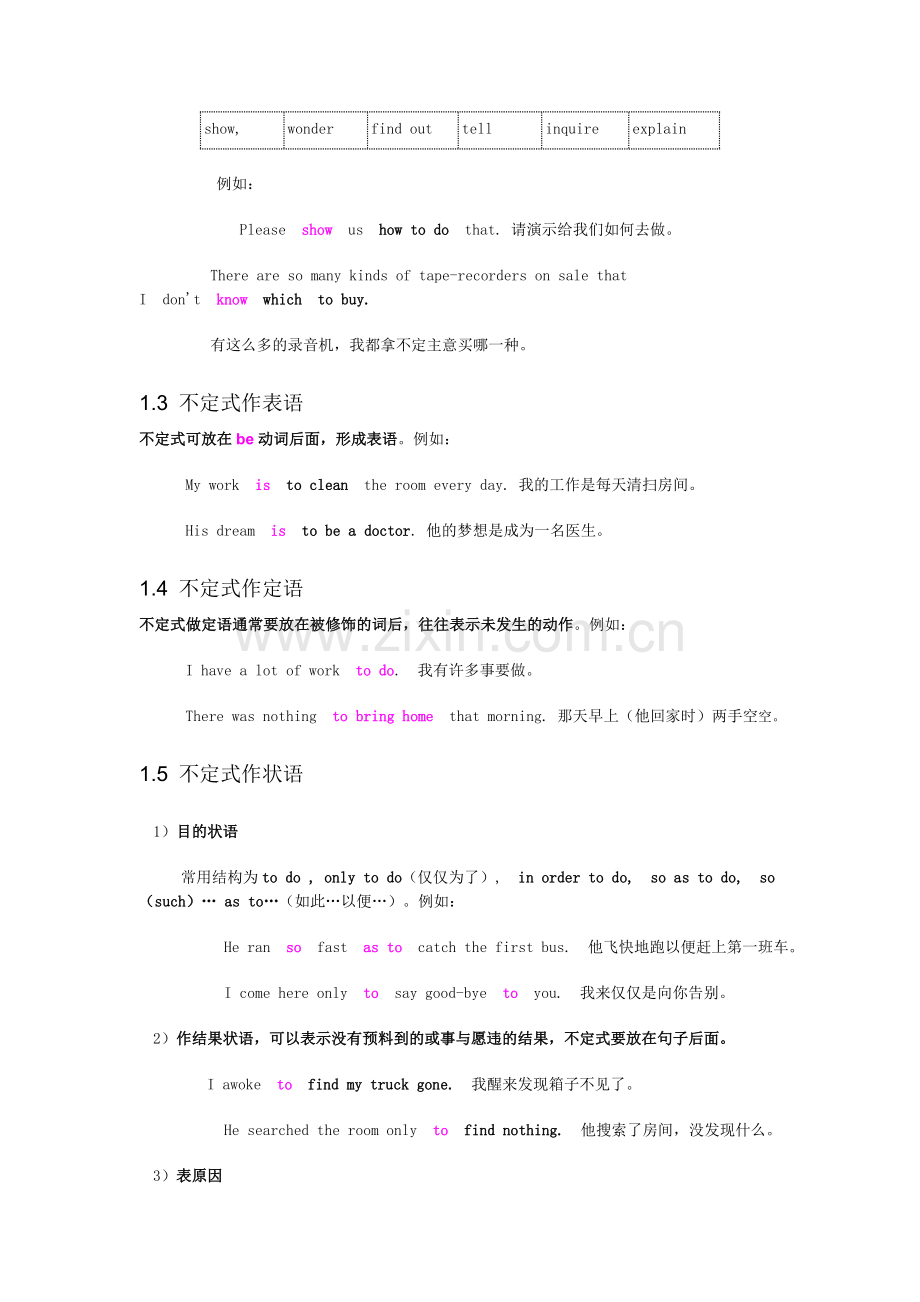 初中不定式todo的用法.doc_第3页