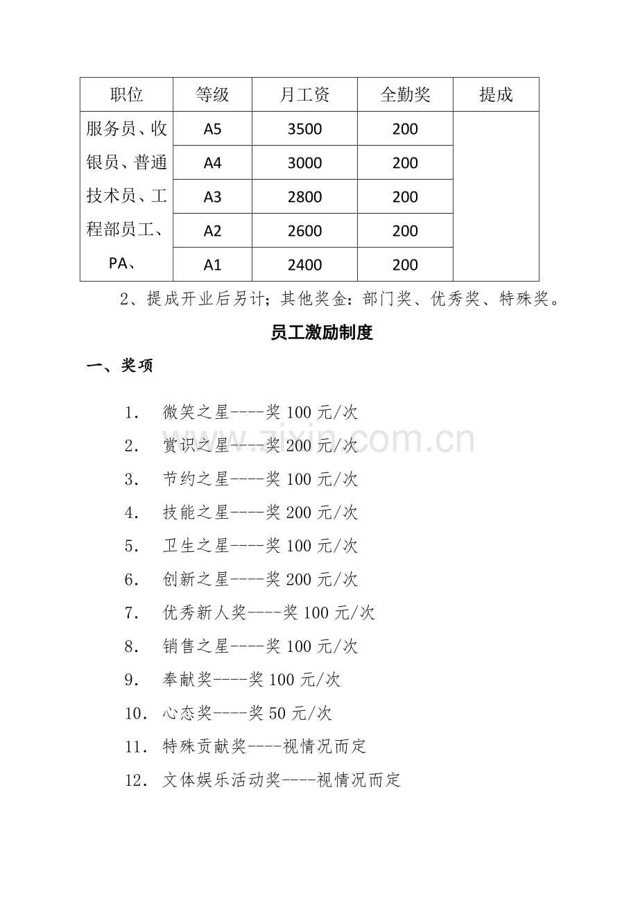 员工激励及薪酬福利制度.docx_第3页