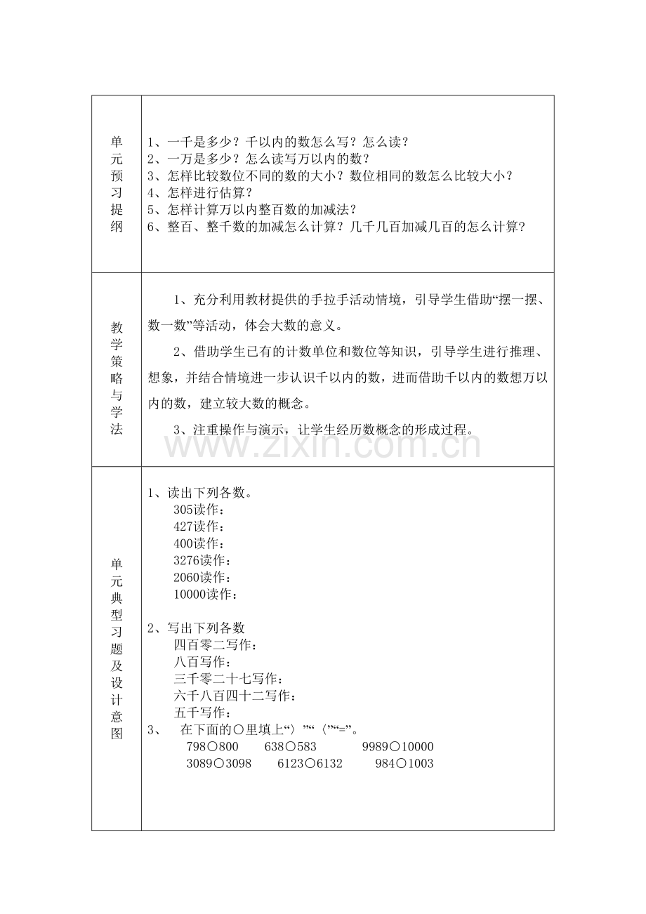 万以内数的认识单元备课.doc_第2页