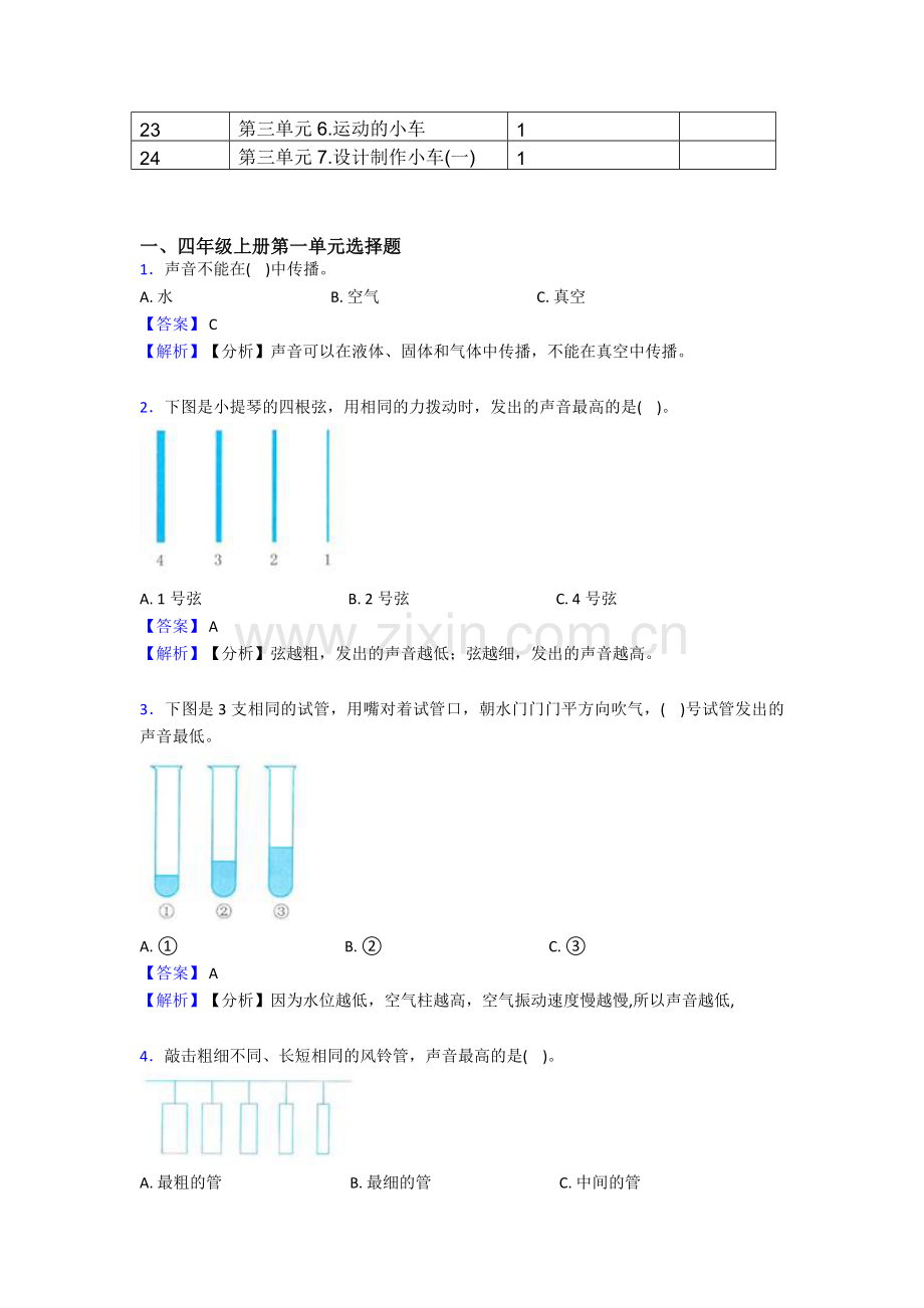 2022秋季教科版新版四年级上册科学教学计划及进度表.doc_第3页