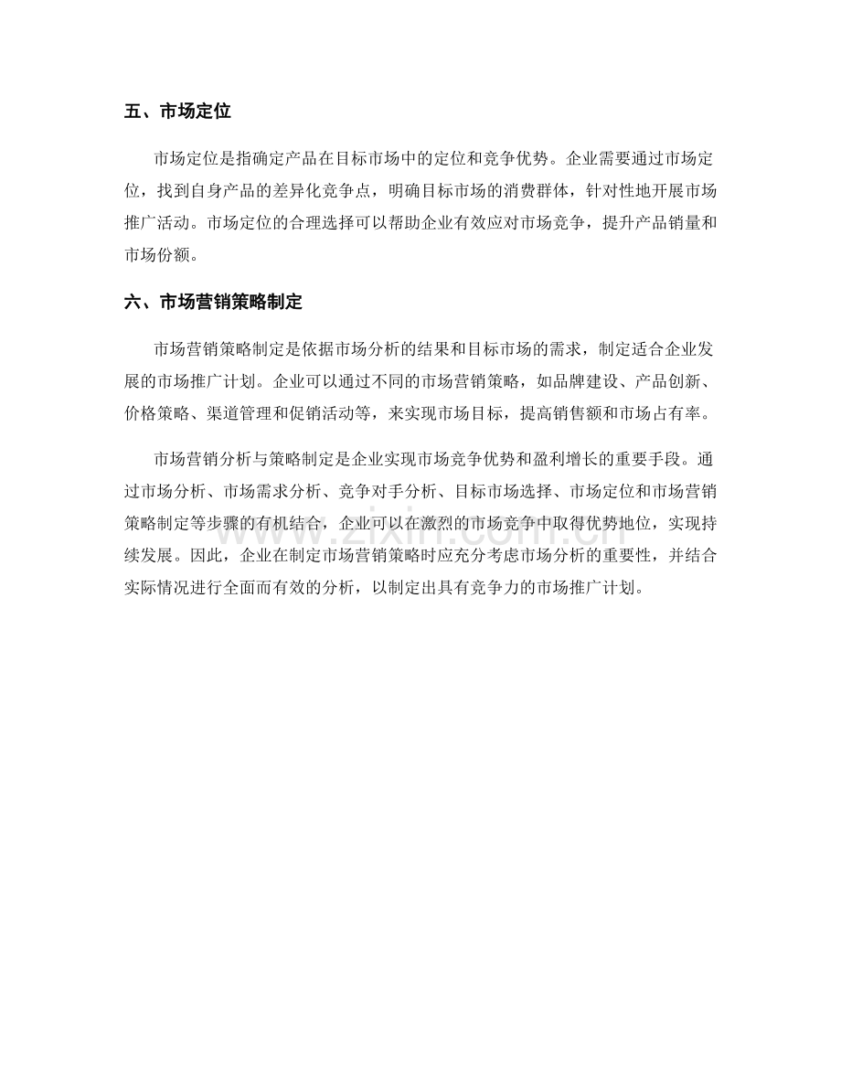 报告中的市场营销分析与策略制定.docx_第2页