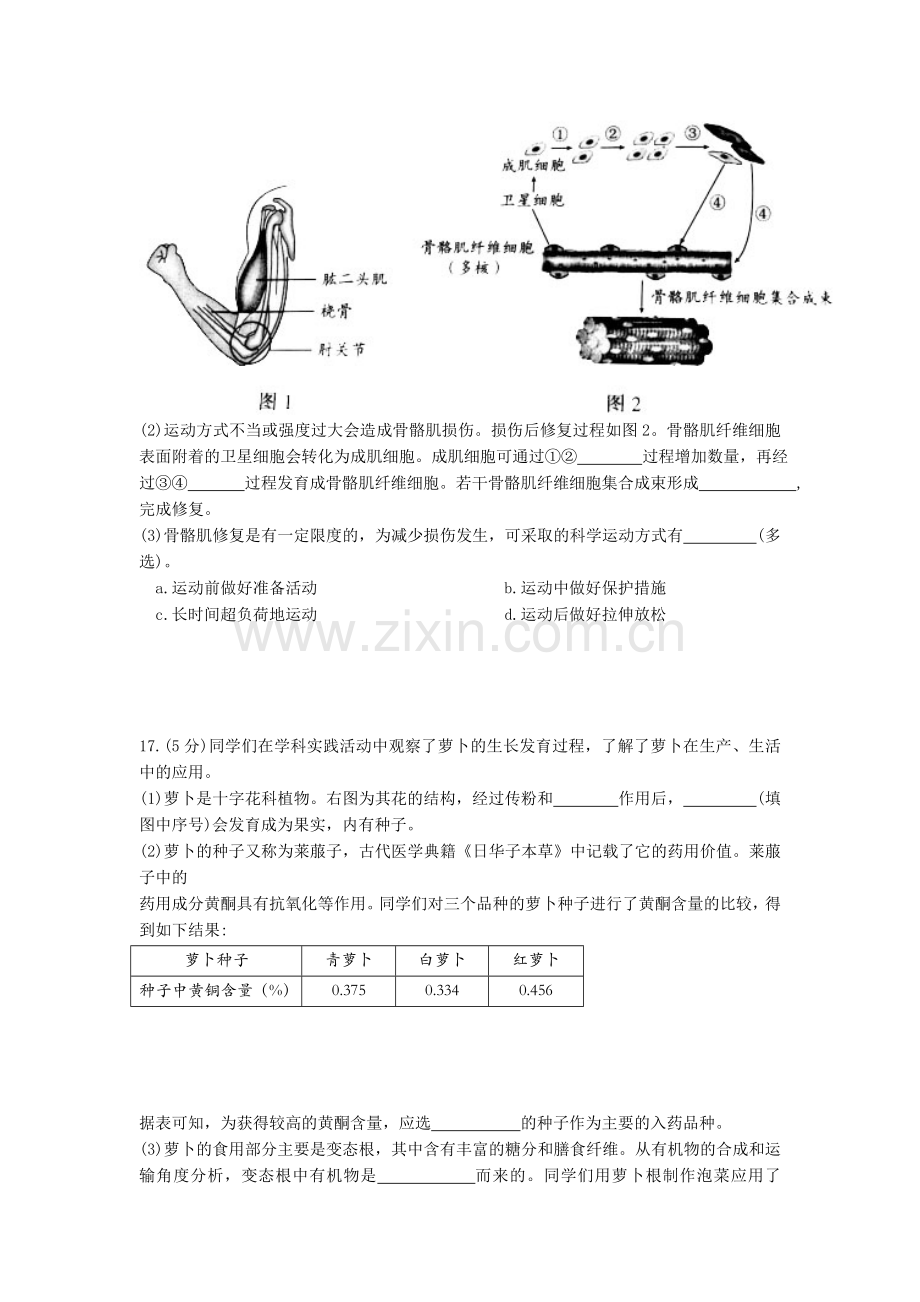 【真题】2019北京市中考生物试题(Word版有答案).doc_第3页