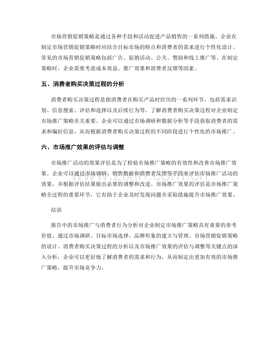 报告中的市场推广与消费者行为分析.docx_第2页