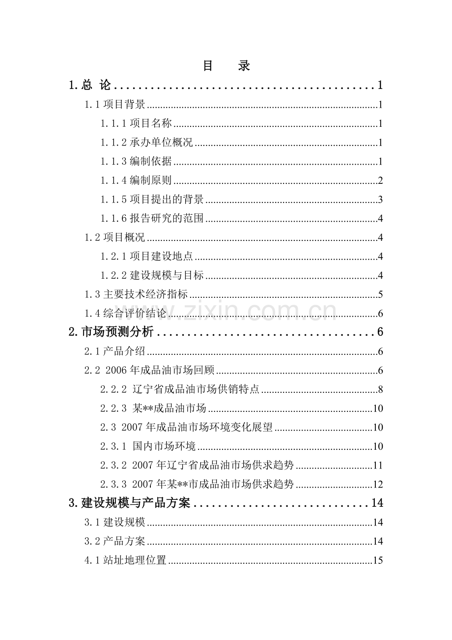 XX公司汽车加油站新建项目可行性计划书书.doc_第2页