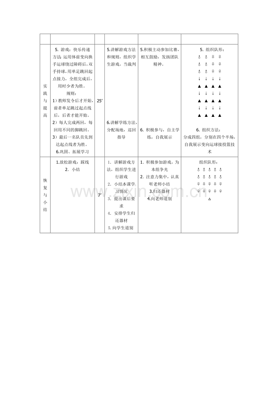 《篮球体前变向换手运球》教学教案.doc_第3页