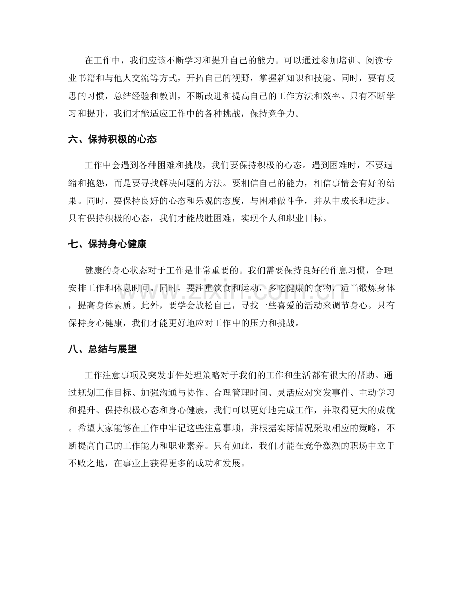 工作注意事项及突发事件处理策略.docx_第2页