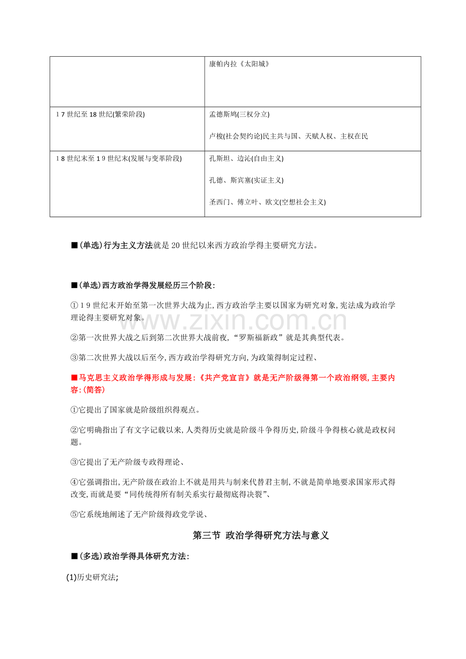 政治学概论自考重点整理笔记.docx_第3页