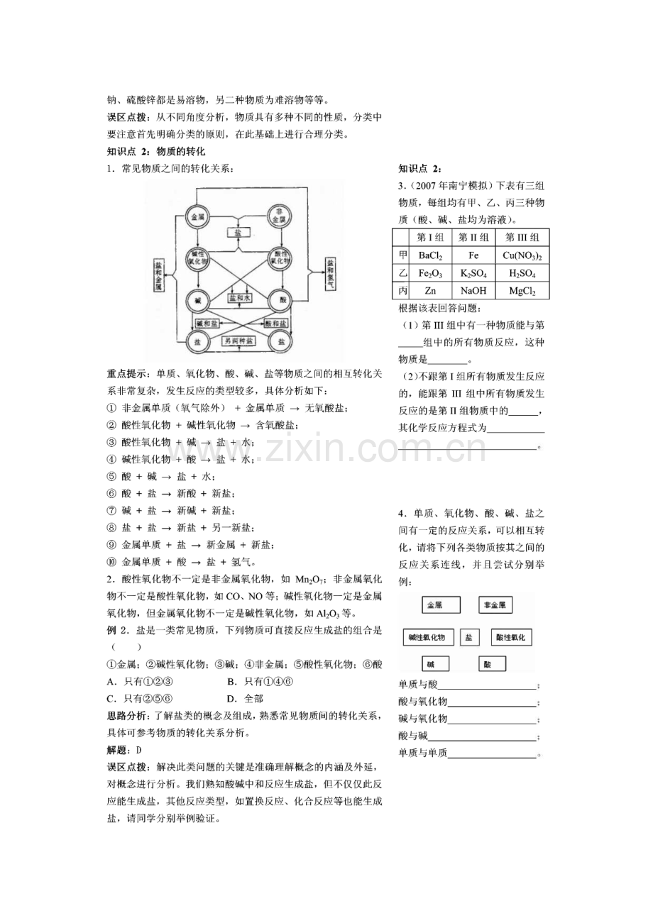 苏教版必修1同步教材研读及对应知识点变式训练.pdf_第2页