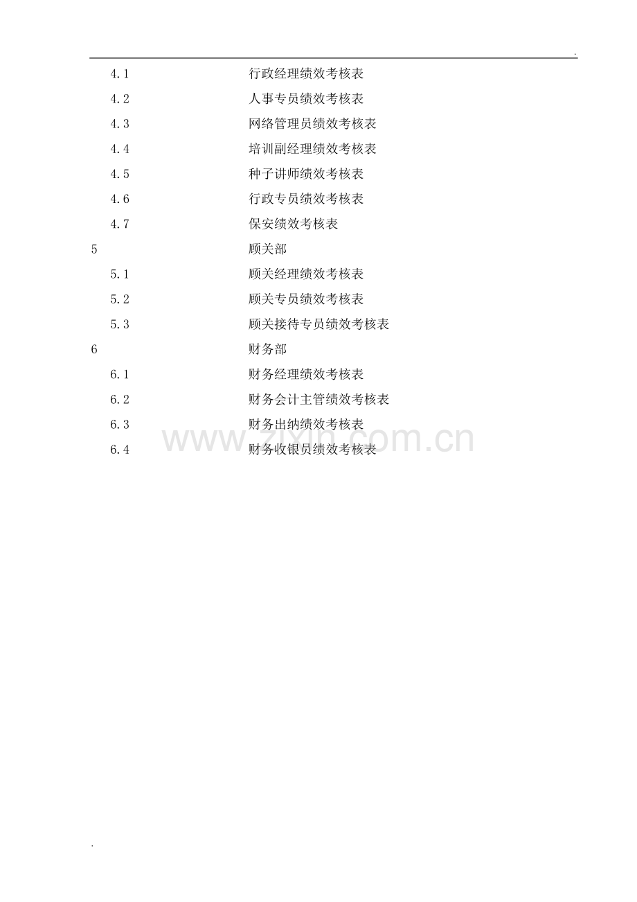 完整4S店各岗位员工绩效考核表1.doc_第3页