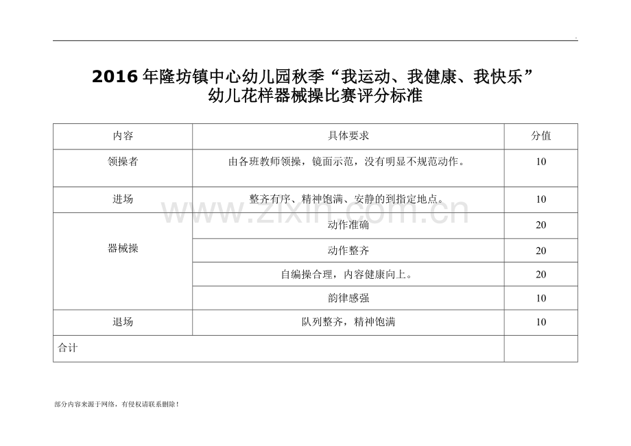 器械操评分标准.doc_第1页