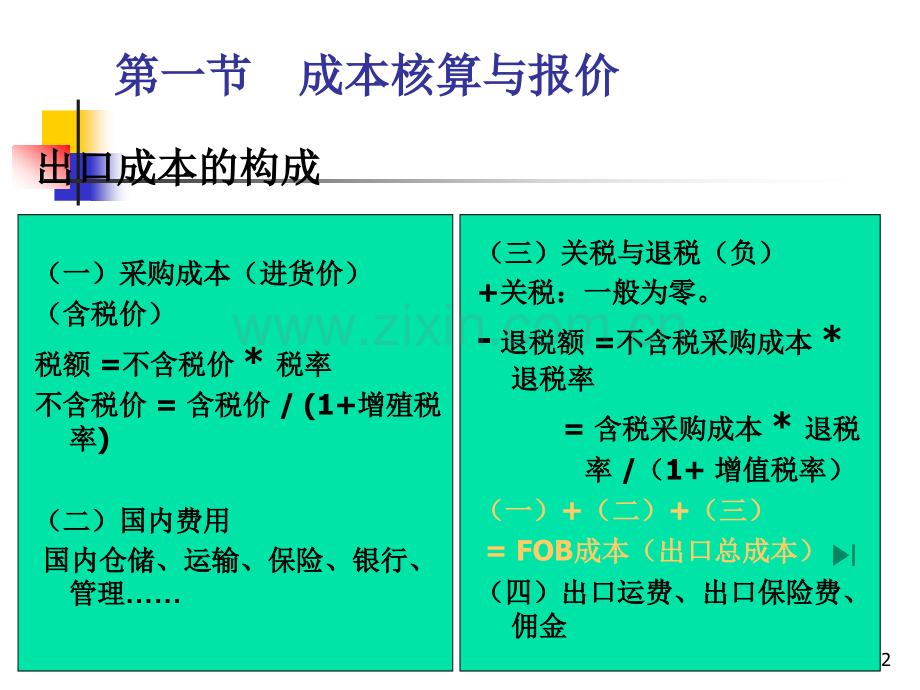 国际商务单证第二章国际贸易单证业务中的计算.ppt_第2页