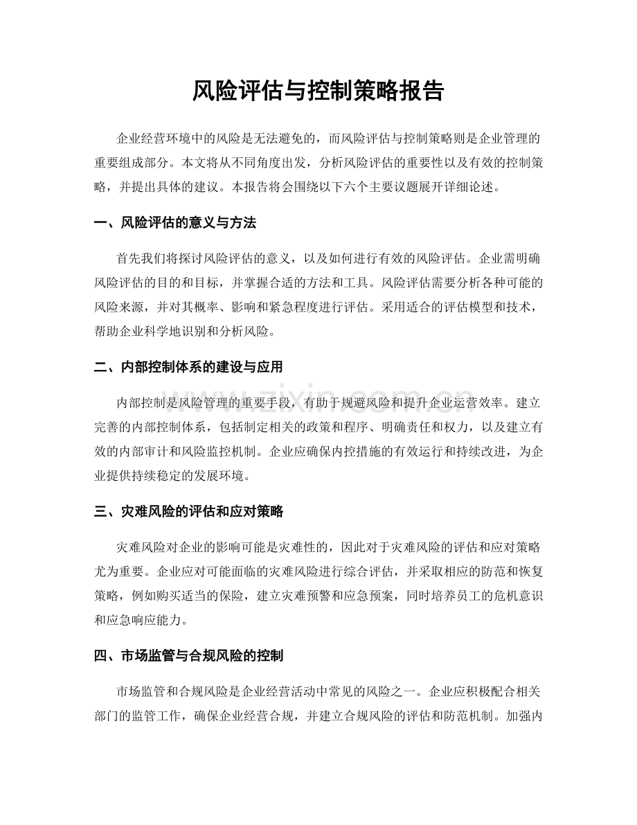 风险评估与控制策略报告.docx_第1页