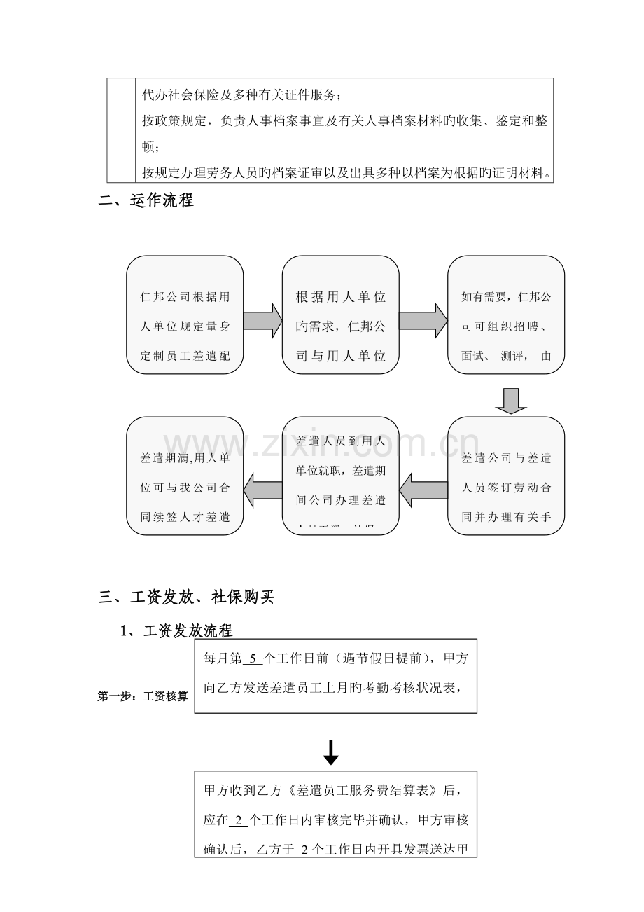 劳务派遣服务专题方案及服务标准流程.doc_第3页