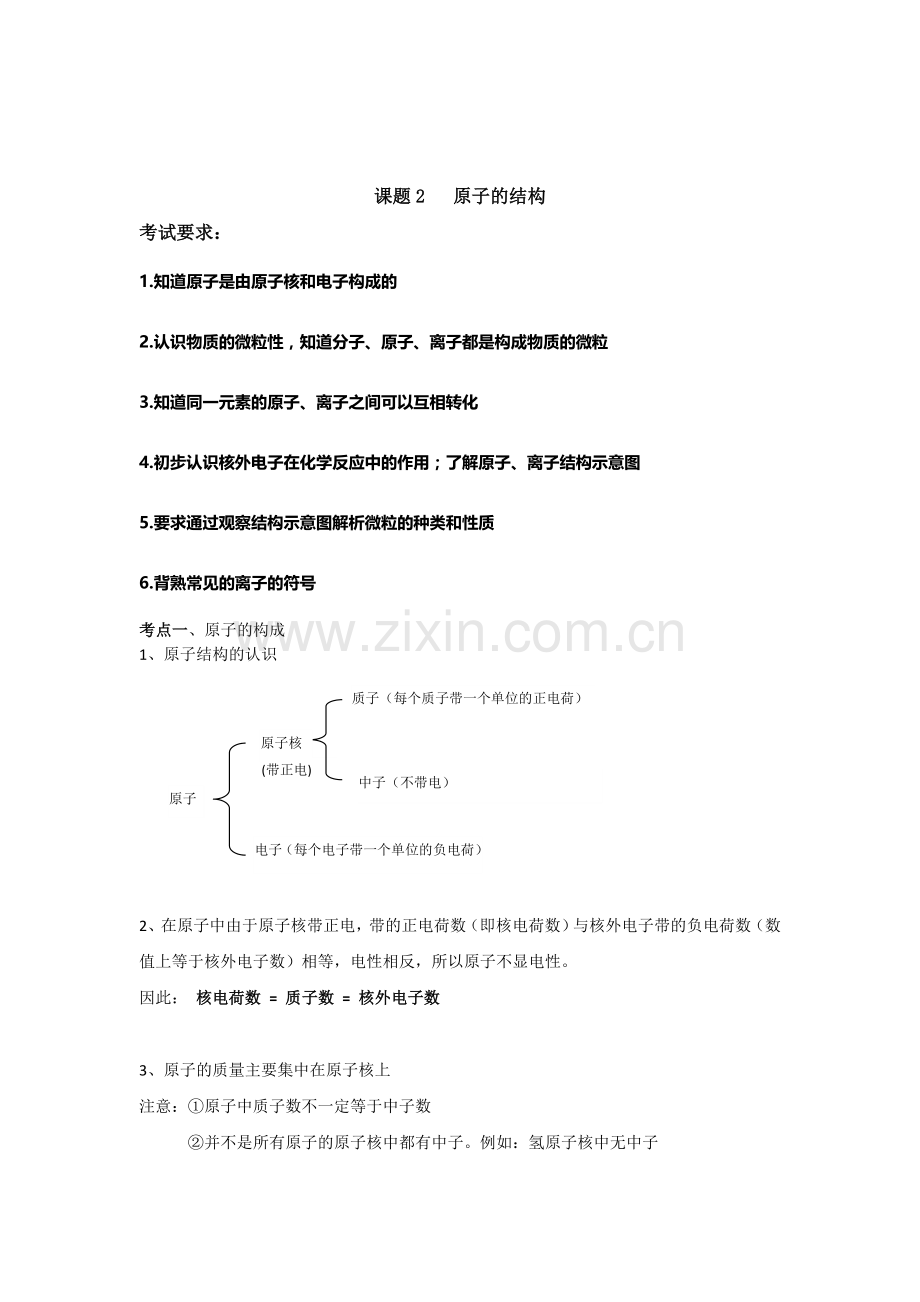 第三单元物质构成的奥秘知识点总结.doc_第3页