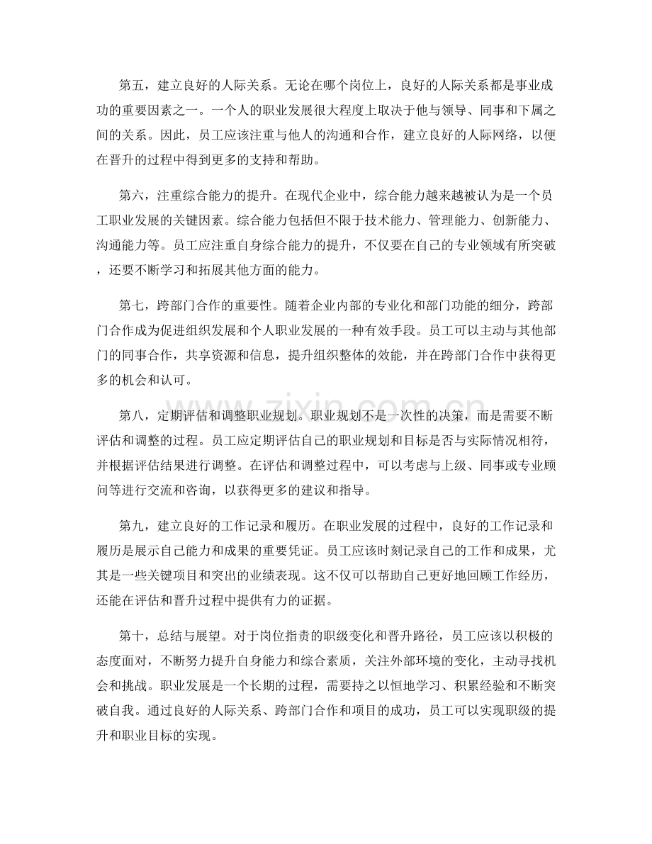 岗位职责的职级变化和晋升路径.docx_第2页