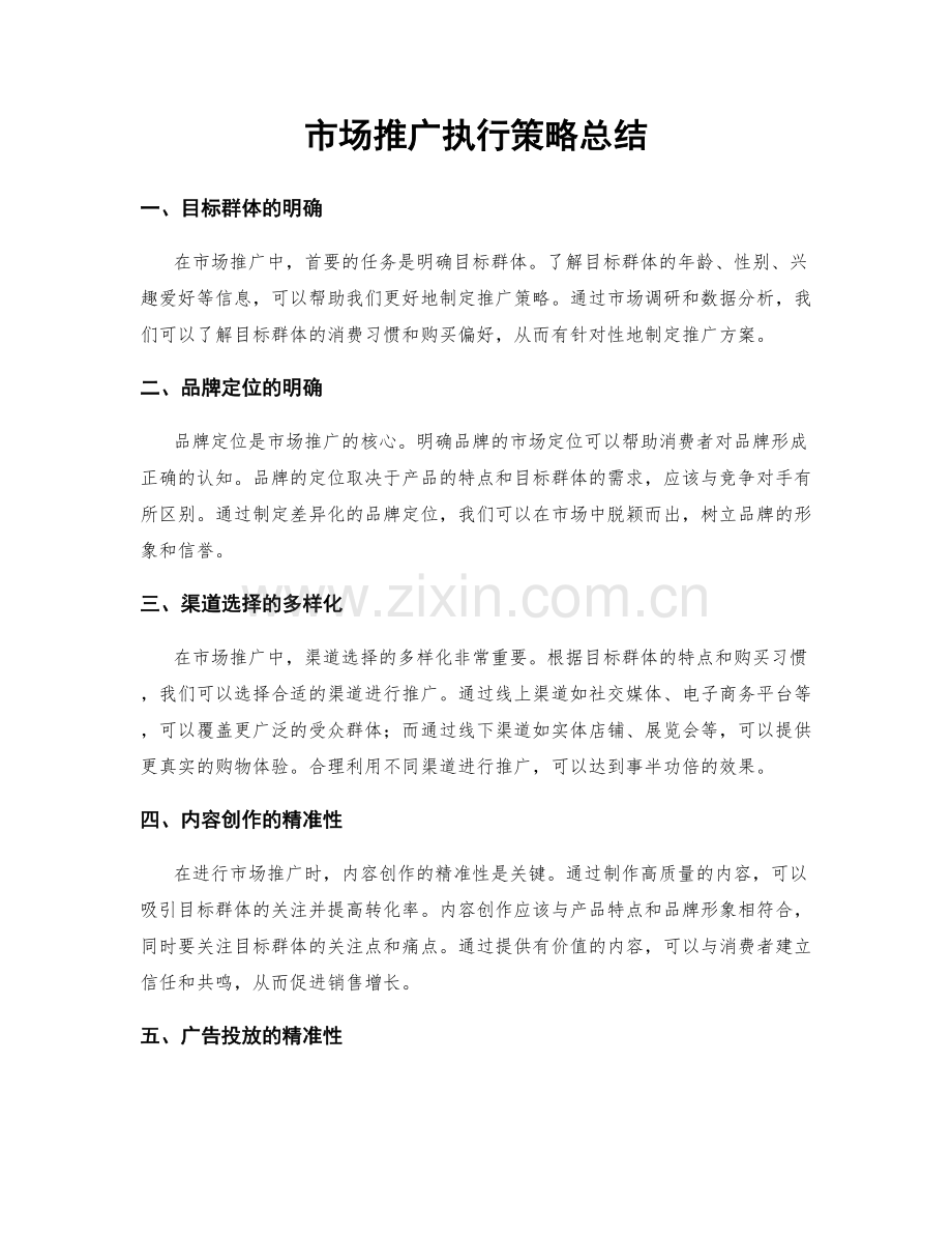 市场推广执行策略总结.docx_第1页