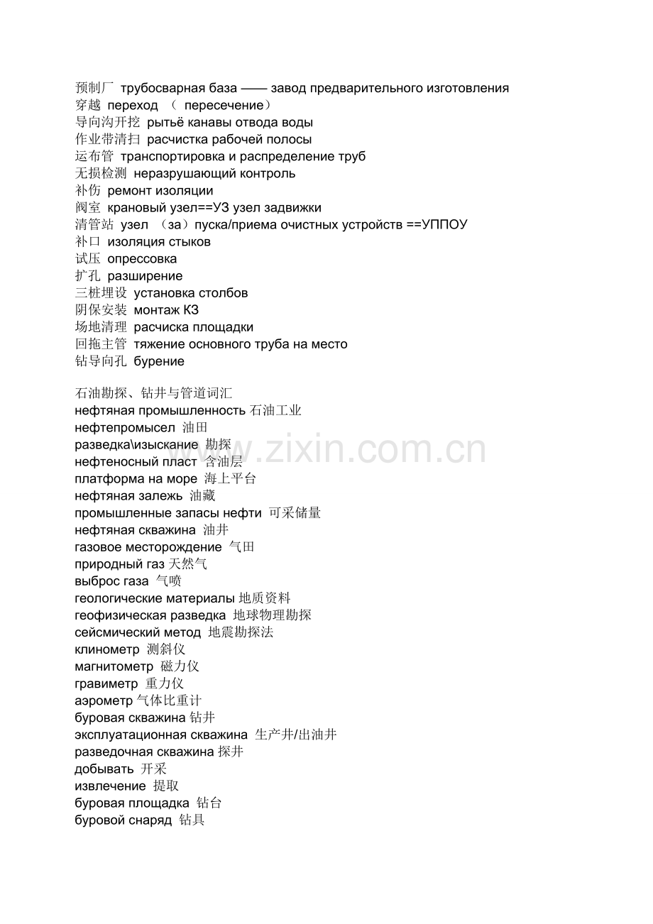 石油词汇大全-俄语专业词汇.doc_第3页