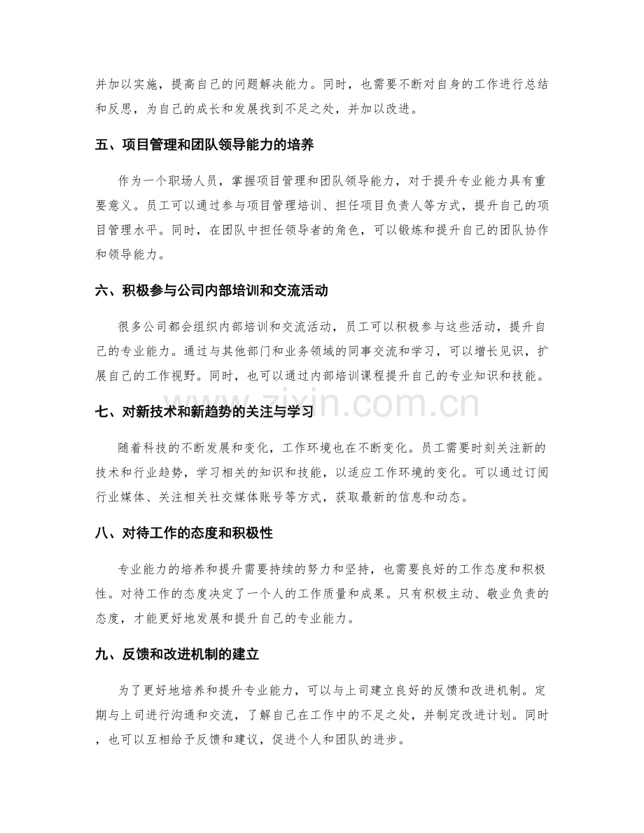 岗位职责的专业能力培养与提升.docx_第2页