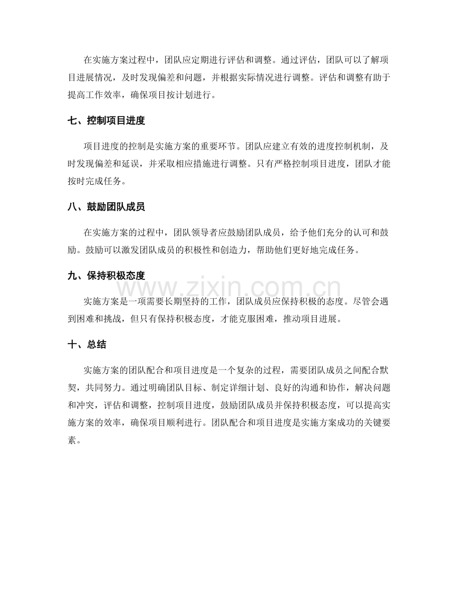 实施方案的团队配合和项目进度.docx_第2页