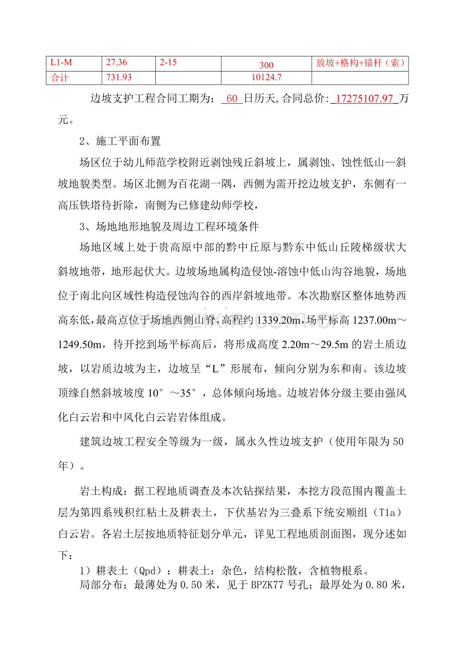 清镇高边坡锚杆锚索支护脚手架专项方案.doc_第3页