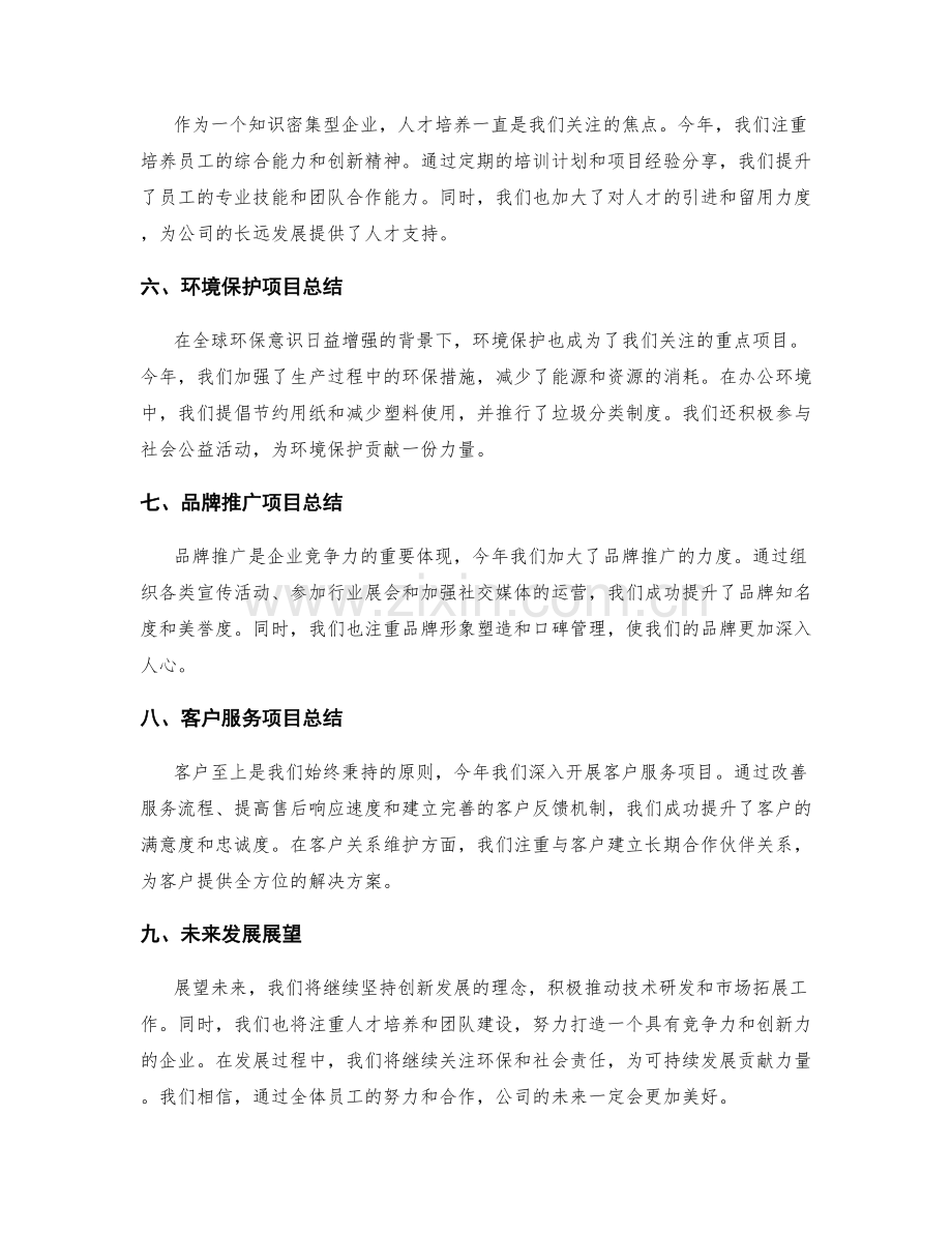 年终总结中的重大项目总结与展望.docx_第2页