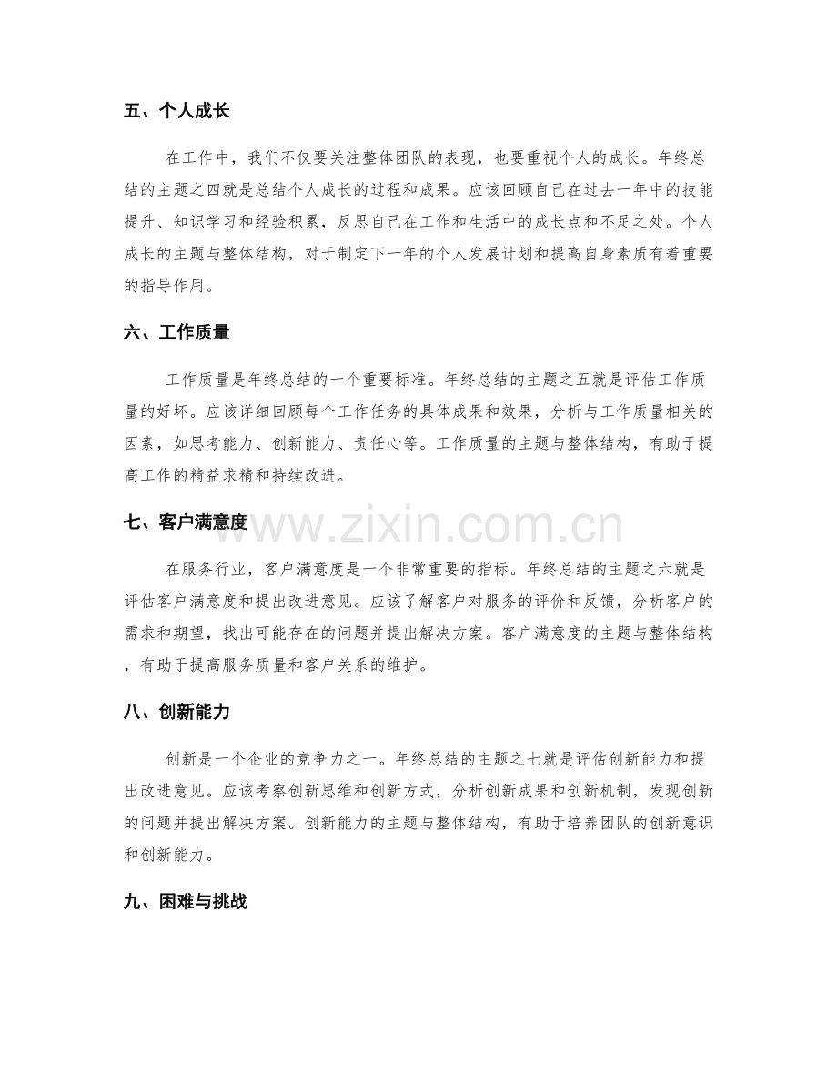 年终总结的主题与整体结构.docx_第2页