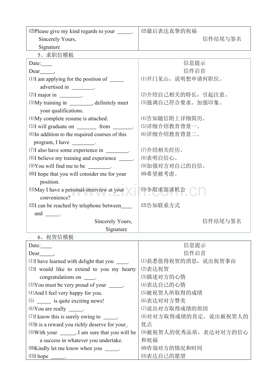 高考英语应用文写作模版.docx_第3页