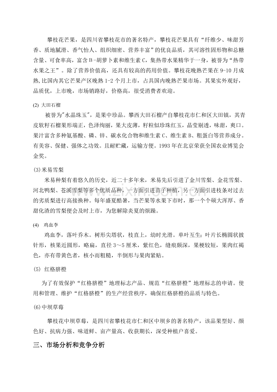 方案-攀西鲜果电商汇商业计划书.doc_第3页