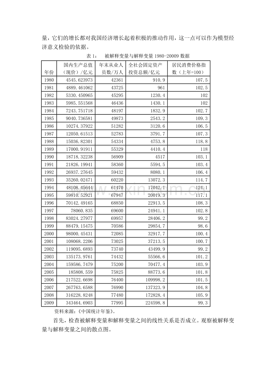 对中国经济增长因素的实证分析论文-毕业论文.doc_第3页