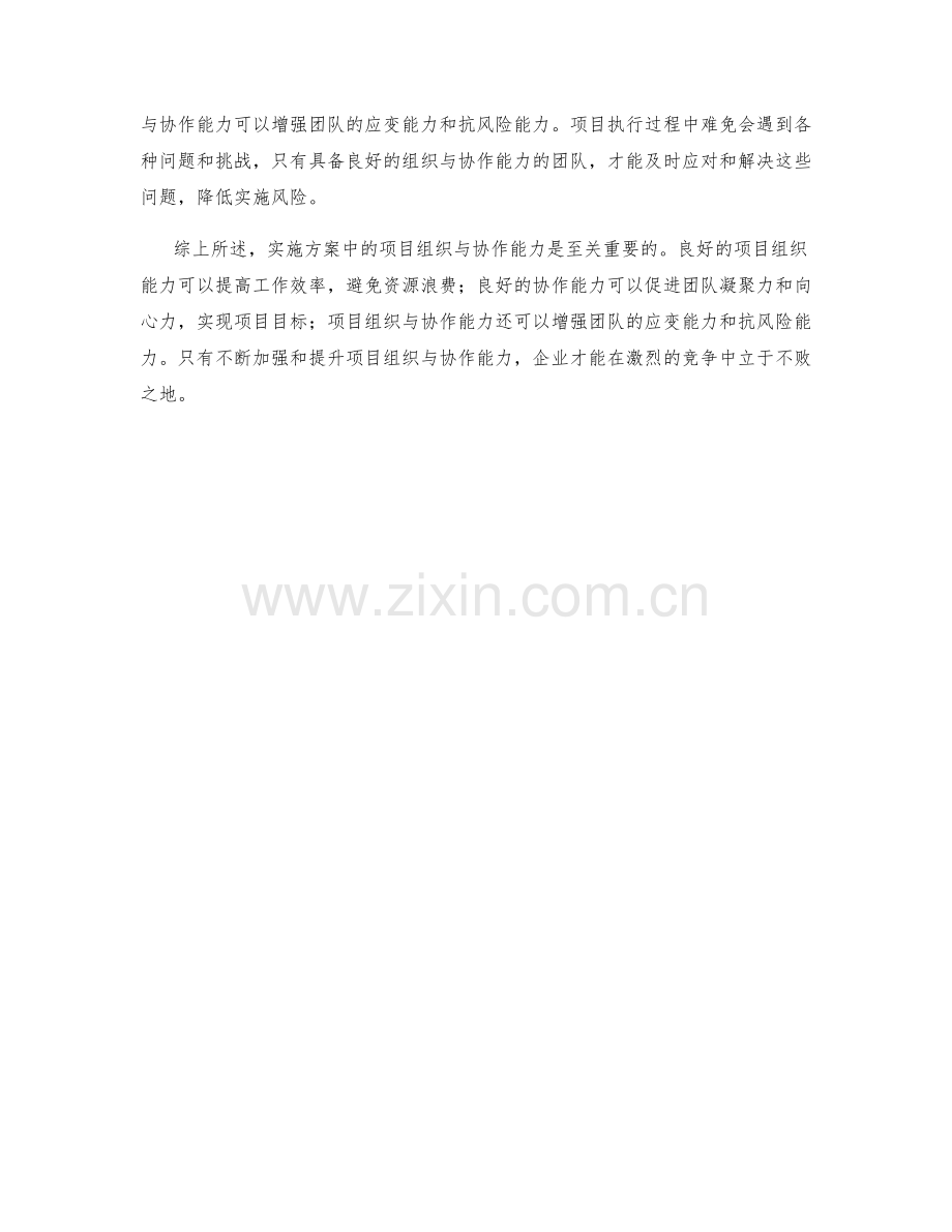 实施方案中的项目组织与协作能力.docx_第2页