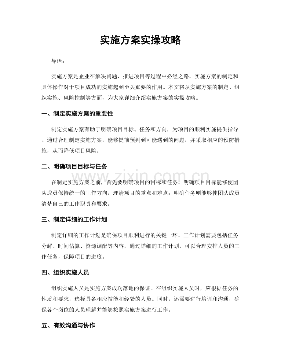 实施方案实操攻略.docx_第1页