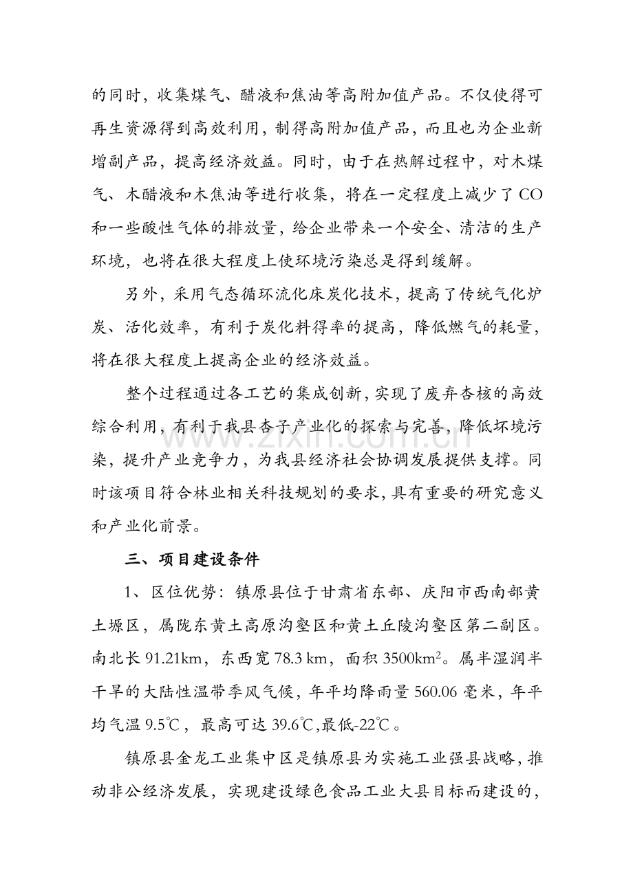 3000吨杏核活性炭项目建设可行性分析报告-完整版.doc_第2页