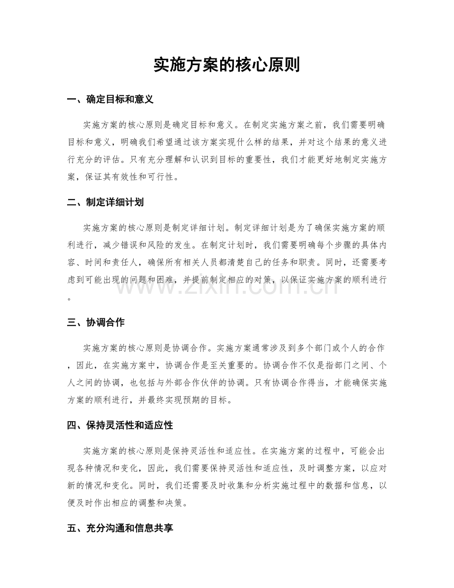 实施方案的核心原则.docx_第1页