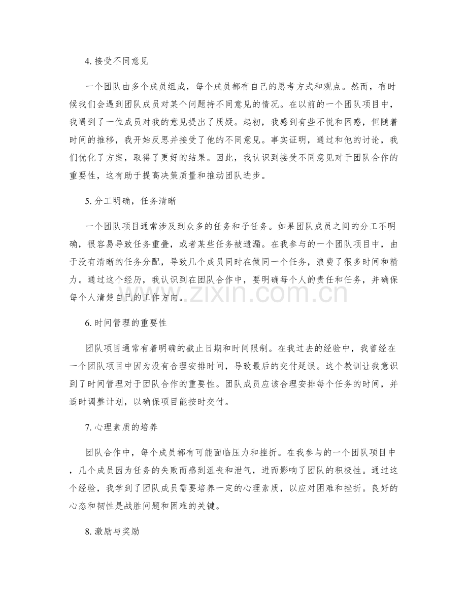 团队工作总结的经验与教训.docx_第2页