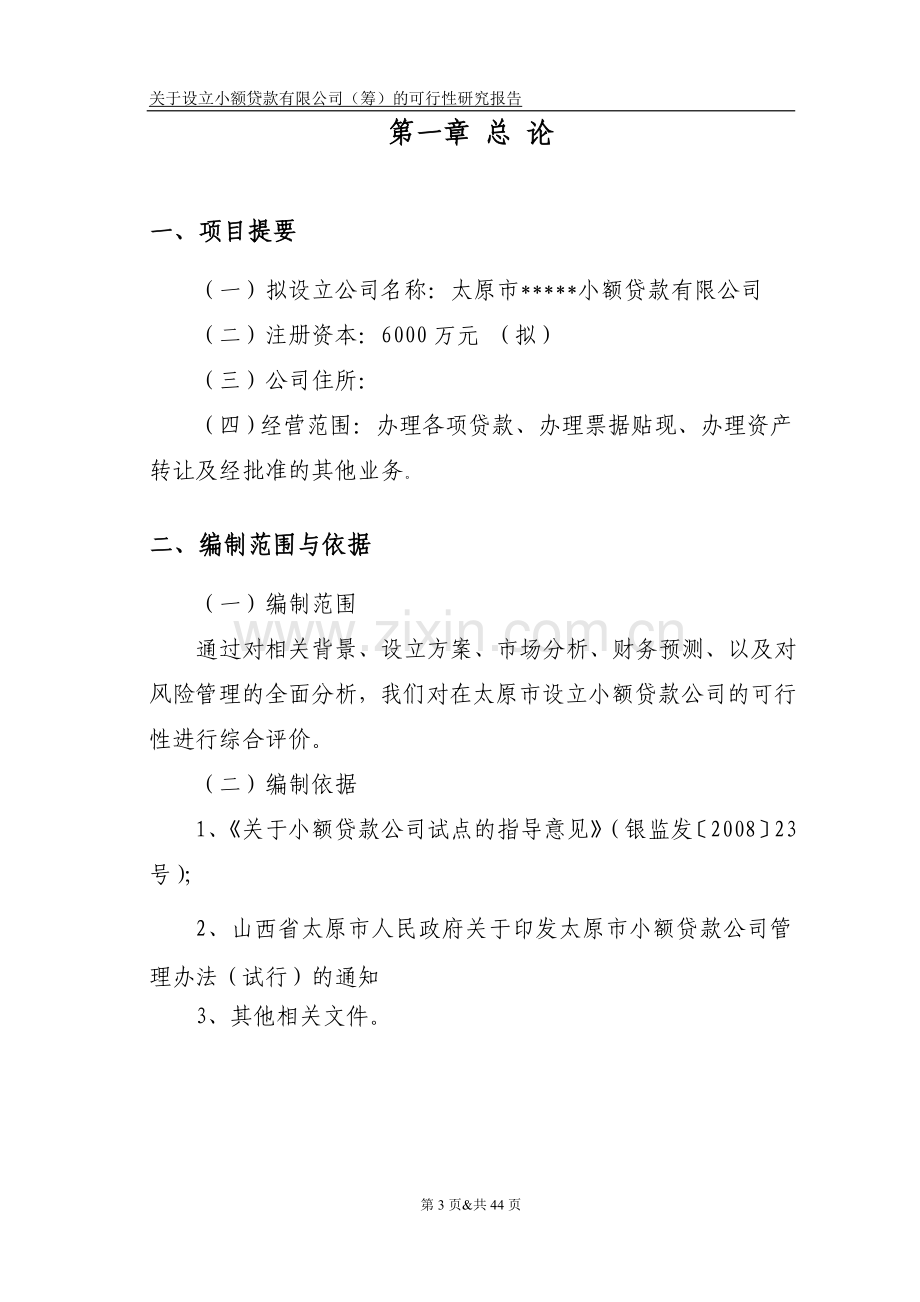 小额贷款公司成立可行性报告.doc_第3页