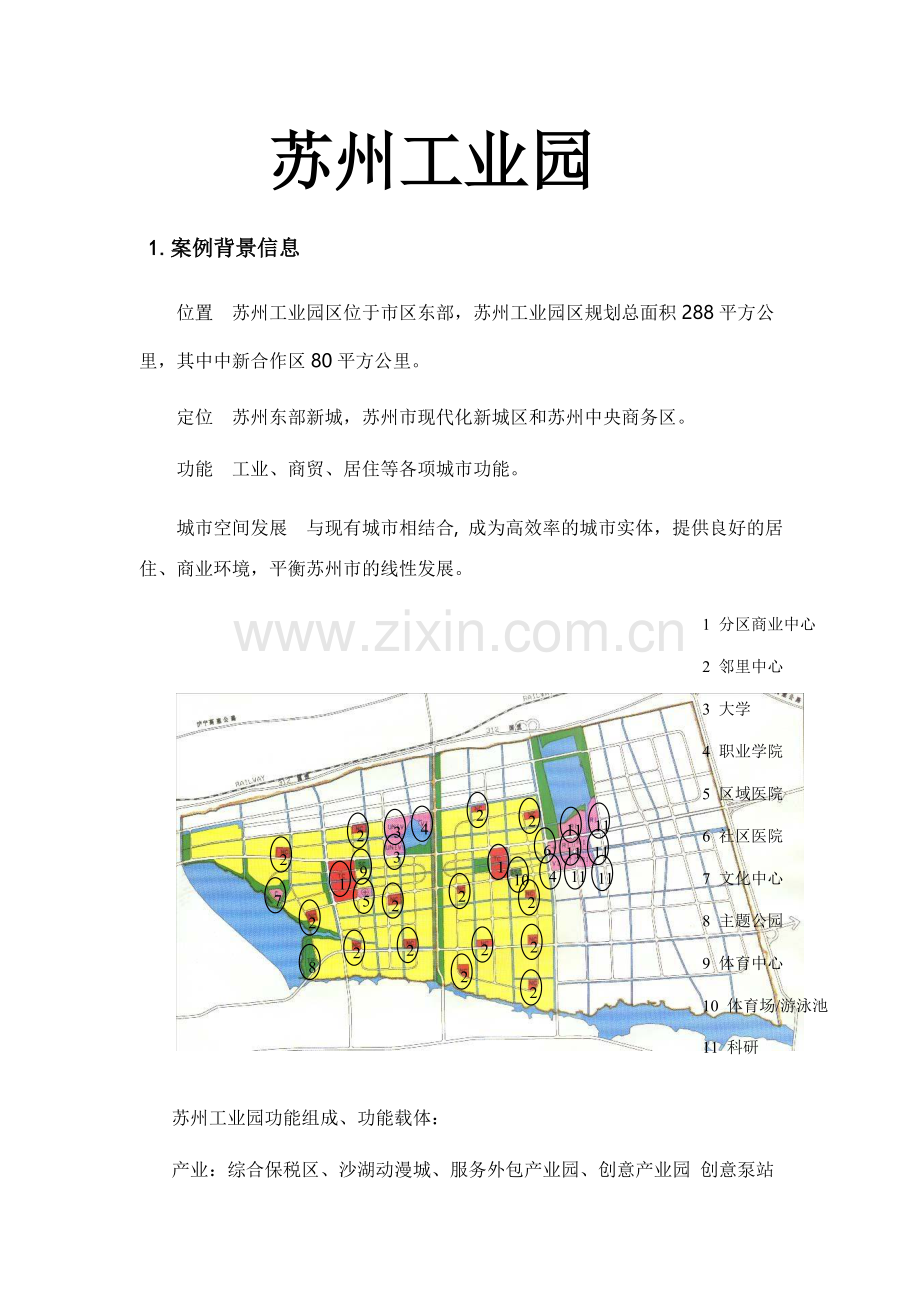 中国江苏苏州工业园区案例分析.docx_第1页