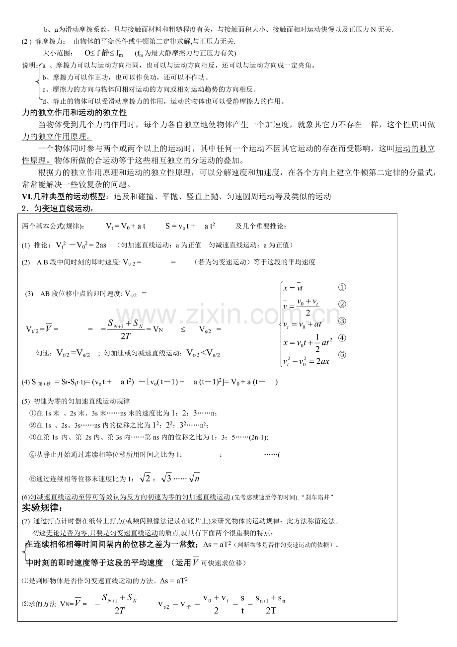 高中物理全部基本知识点总结.doc_第3页