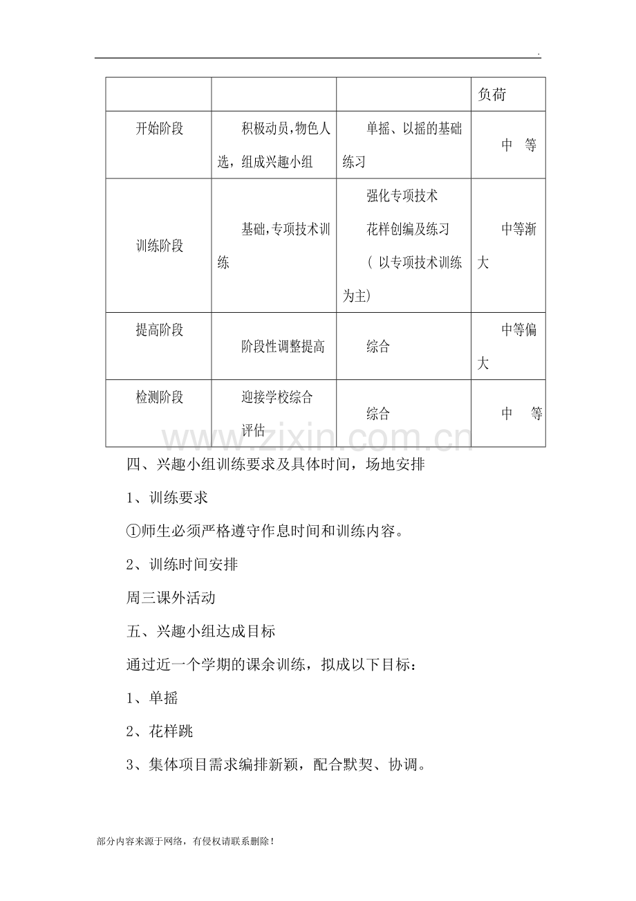 一二年级跳绳兴趣小组活动计划.doc_第3页