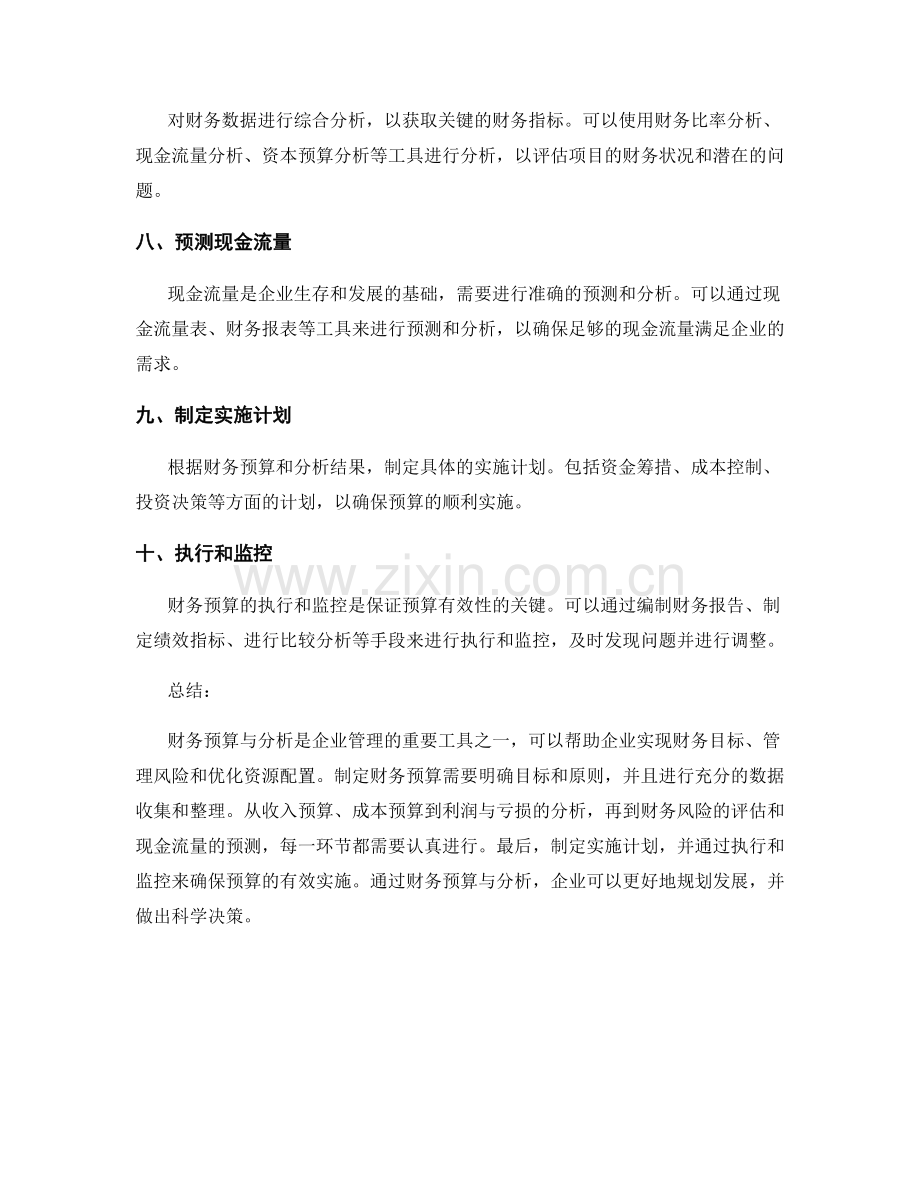 实施方案的财务预算与分析.docx_第2页