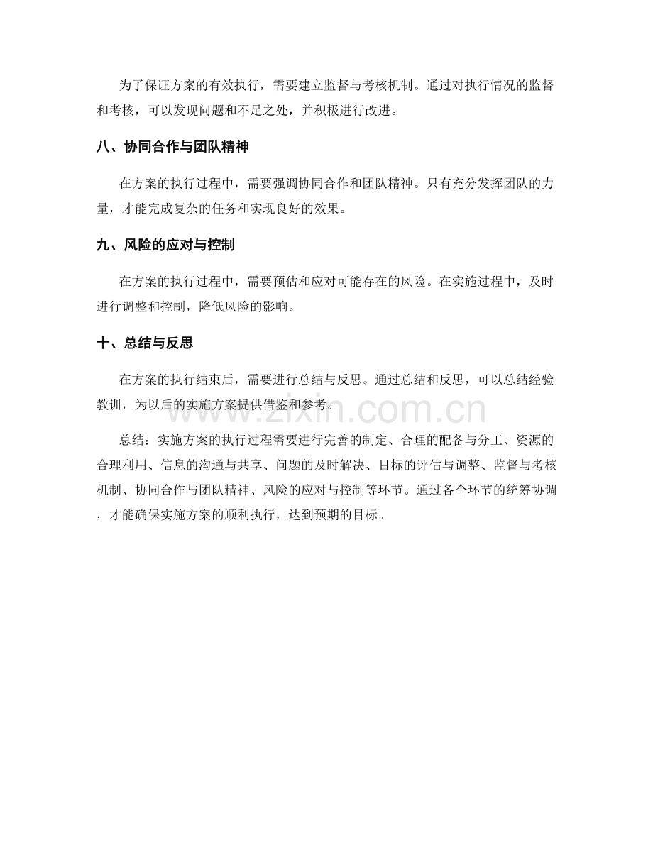 实施方案的执行过程与统筹协调.docx_第2页