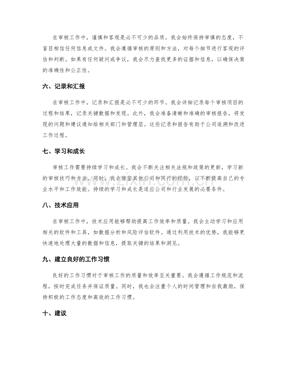 审核工作总结的关键内容与建议.docx_第2页