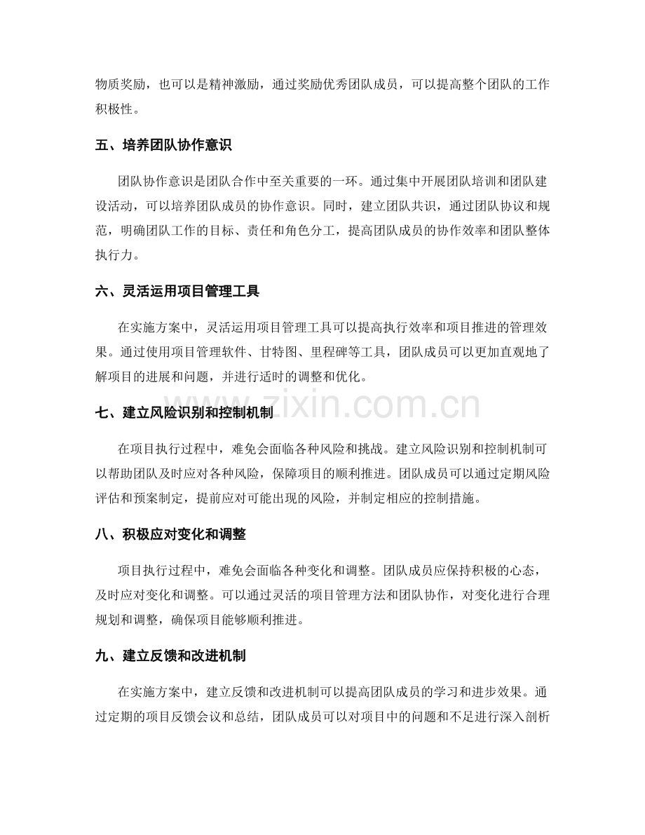 实施方案中高效执行与项目推进的团队合作策略与协作技巧.docx_第2页