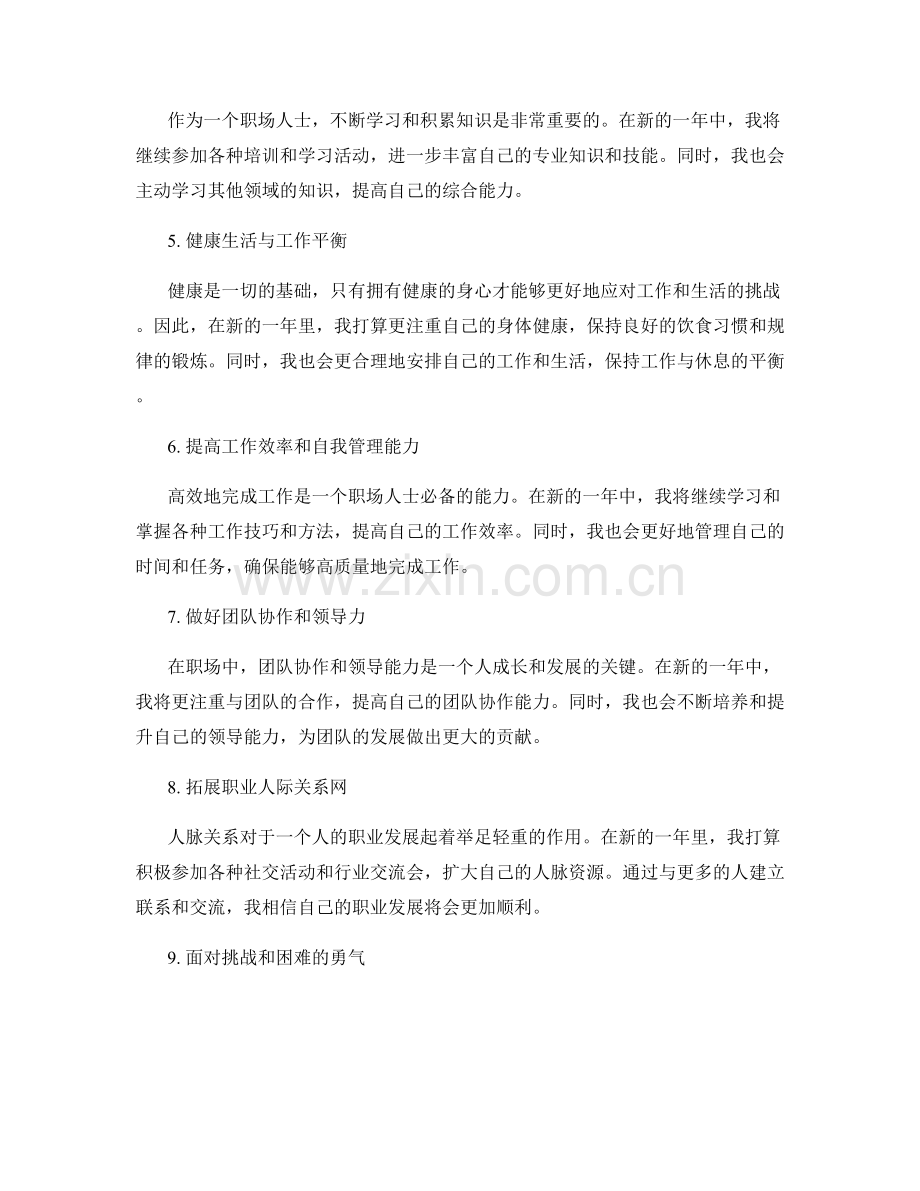 年终总结的整体规划与新年计划.docx_第2页