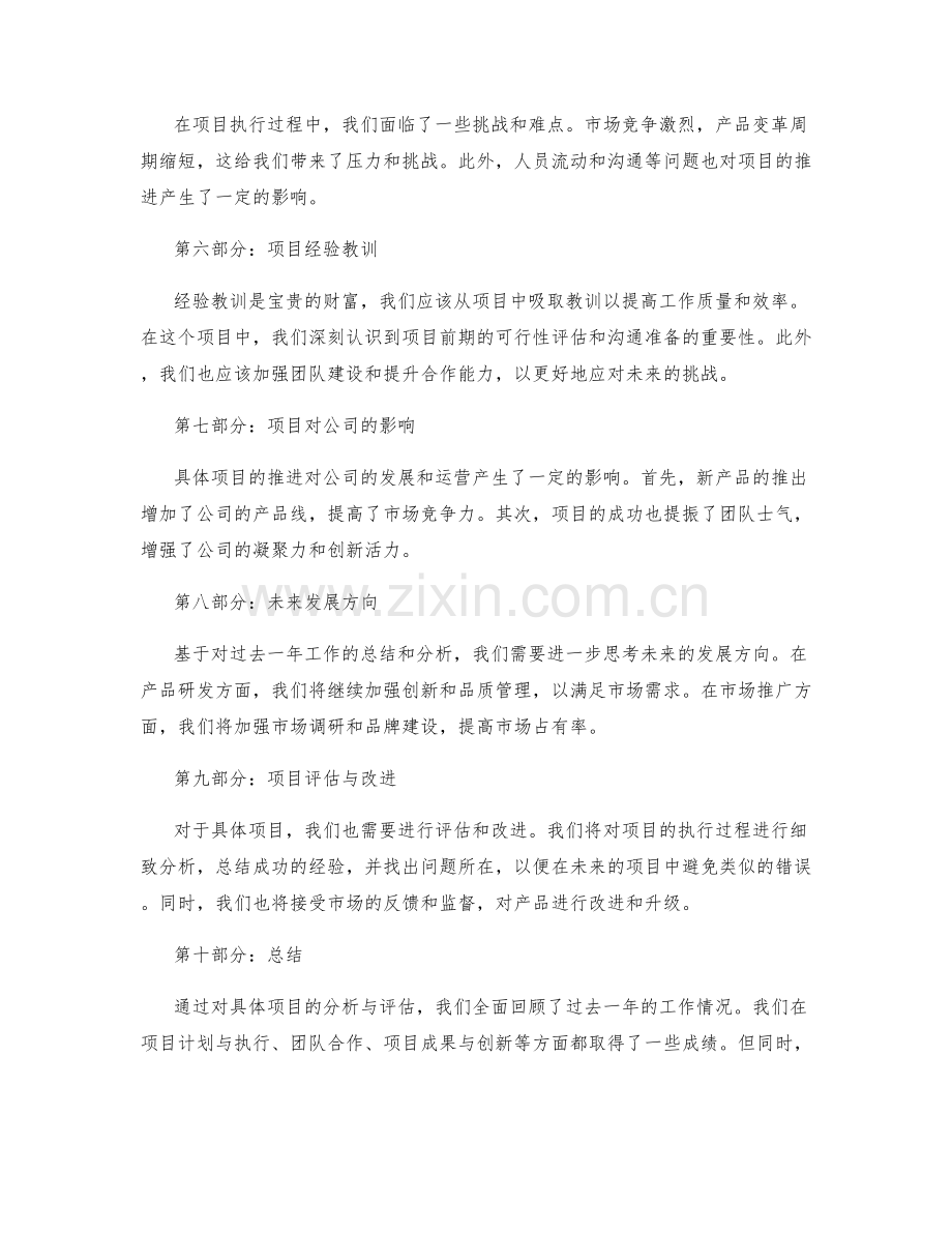 年终总结中具体项目的分析与评估.docx_第2页