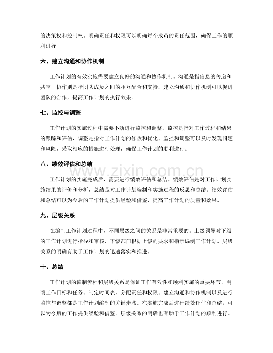 工作计划的编制流程和层级关系.docx_第2页