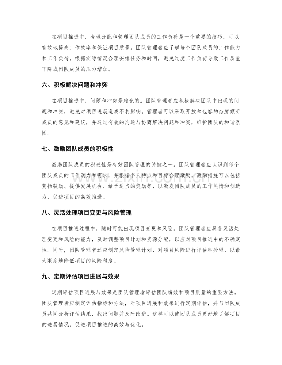 实施方案的团队管理与项目推进协调技巧.docx_第2页